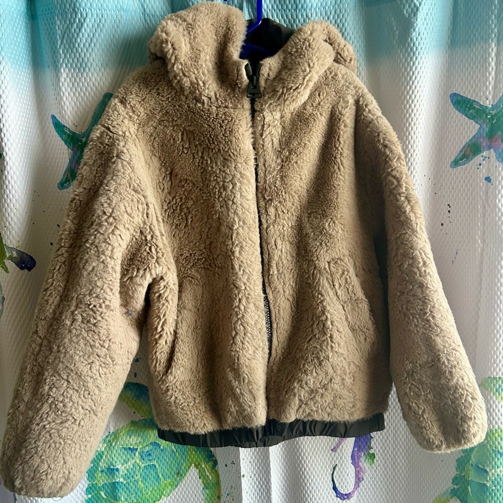 Kids Plush Teddy Coat - Zara Hooded Jacket